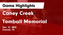 Caney Creek  vs Tomball Memorial  Game Highlights - Jan. 12, 2023