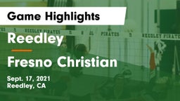 Reedley  vs Fresno Christian Game Highlights - Sept. 17, 2021