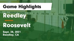 Reedley  vs Roosevelt  Game Highlights - Sept. 28, 2021