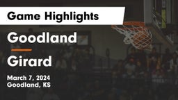 Goodland  vs Girard  Game Highlights - March 7, 2024