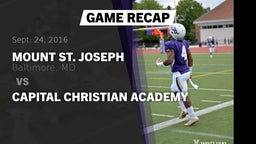 Recap: Mount St. Joseph  vs. Capital Christian Academy 2016