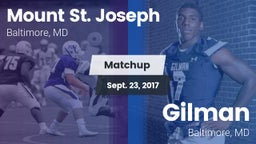 Matchup: Mount St. Joseph vs. Gilman  2017