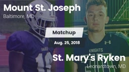 Matchup: Mount St. Joseph vs. St. Mary's Ryken  2018