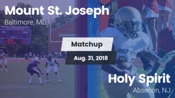 Matchup: Mount St. Joseph vs. Holy Spirit  2018