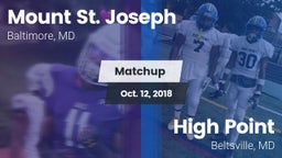 Matchup: Mount St. Joseph vs. High Point  2018