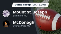 Recap: Mount St. Joseph  vs. McDonogh  2018