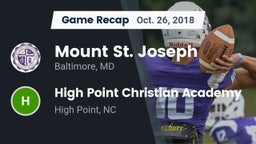 Recap: Mount St. Joseph  vs. High Point Christian Academy  2018