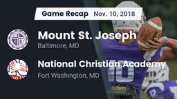 Recap: Mount St. Joseph  vs. National Christian Academy  2018