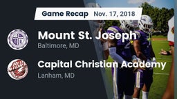 Recap: Mount St. Joseph  vs. Capital Christian Academy 2018