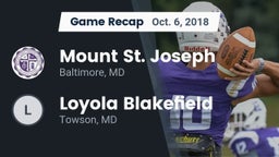 Recap: Mount St. Joseph  vs. Loyola Blakefield  2018