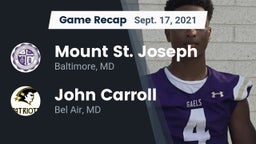 Recap: Mount St. Joseph  vs. John Carroll  2021