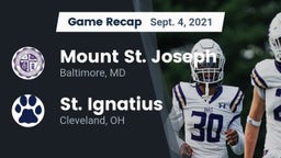 Recap: Mount St. Joseph  vs. St. Ignatius  2021