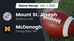 Recap: Mount St. Joseph  vs. McDonogh  2021