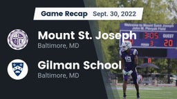 Recap: Mount St. Joseph  vs. Gilman School 2022
