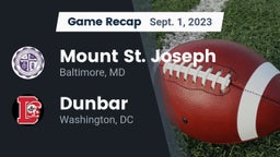 Recap: Mount St. Joseph  vs. Dunbar  2023