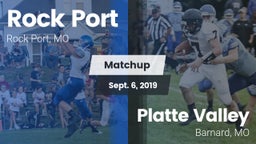 Matchup: Rock Port High vs. Platte Valley  2019