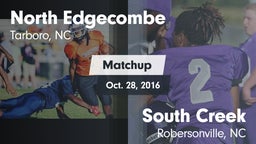 Matchup: North Edgecombe vs. South Creek  2016