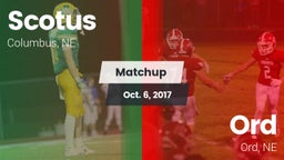 Matchup: Scotus  vs. Ord  2017