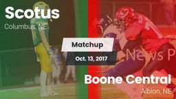 Matchup: Scotus  vs. Boone Central  2017