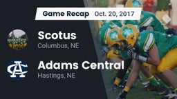 Recap: Scotus  vs. Adams Central  2017