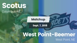 Matchup: Scotus  vs. West Point-Beemer  2018