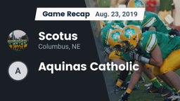 Recap: Scotus  vs. Aquinas Catholic 2019