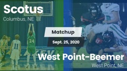 Matchup: Scotus  vs. West Point-Beemer  2020