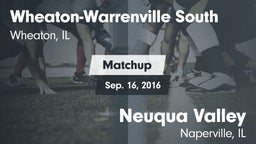 Matchup: Wheaton-Warrenville vs. Neuqua Valley  2016