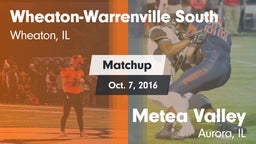 Matchup: Wheaton-Warrenville vs. Metea Valley  2016