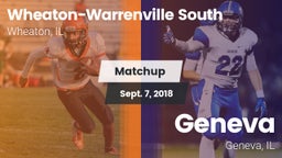 Matchup: Wheaton-Warrenville vs. Geneva  2018