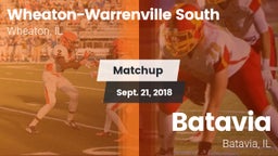 Matchup: Wheaton-Warrenville vs. Batavia  2018