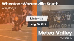 Matchup: Wheaton-Warrenville vs. Metea Valley  2019