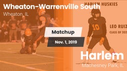 Matchup: Wheaton-Warrenville vs. Harlem  2019