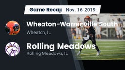 Recap: Wheaton-Warrenville South  vs. Rolling Meadows  2019