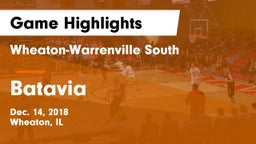 Wheaton-Warrenville South  vs Batavia  Game Highlights - Dec. 14, 2018