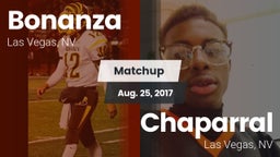 Matchup: Bonanza  vs. Chaparral  2017