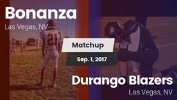 Matchup: Bonanza  vs. Durango  Blazers 2017