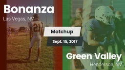 Matchup: Bonanza  vs. Green Valley  2017