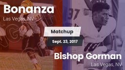 Matchup: Bonanza  vs. Bishop Gorman  2017