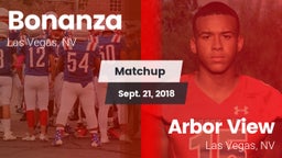 Matchup: Bonanza  vs. Arbor View  2018