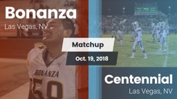 Matchup: Bonanza  vs. Centennial  2018