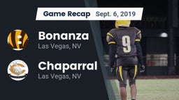 Recap: Bonanza  vs. Chaparral  2019