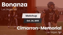 Matchup: Bonanza  vs. Cimarron-Memorial  2019