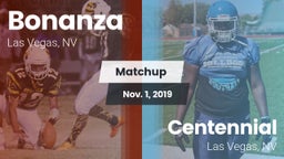 Matchup: Bonanza  vs. Centennial  2019