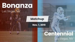 Matchup: Bonanza  vs. Centennial  2019