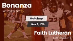 Matchup: Bonanza  vs. Faith Lutheran  2019