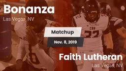 Matchup: Bonanza  vs. Faith Lutheran  2019