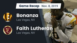 Recap: Bonanza  vs. Faith Lutheran  2019