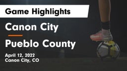 Canon City  vs Pueblo County  Game Highlights - April 12, 2022