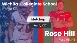 Matchup: Wichita-Collegiate vs. Rose Hill  2017